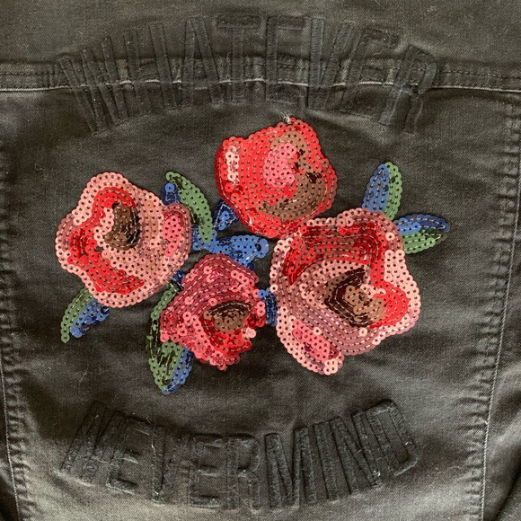 TOM TAILOR BLACK DENIM JACKET - Picture 3 of 4